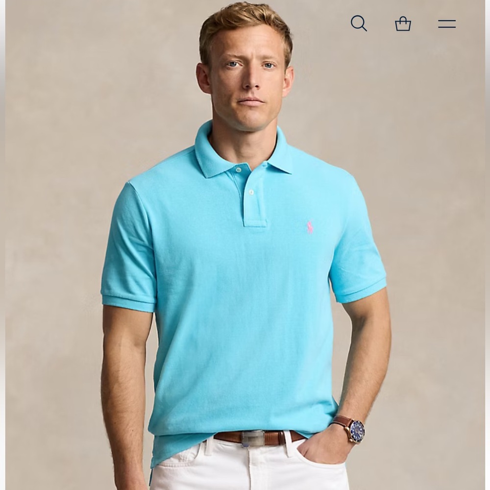 Ralph Lauren Turquoise Polo Shirt